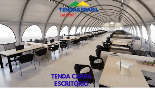 Tenda Carpa para Escritório :  Refeitório Práticos em Canteiros de Obras e Agronegócios